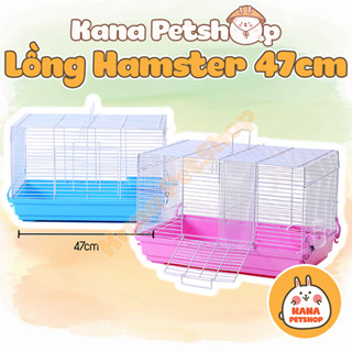 Lồng Hamster 🐹FREESHIP🐹 Lồng Đại Cơ Bản Full Phụ Kiện Size 47cm Hamster , Nhím , Sóc , Sóc Bay , Vẹt ....