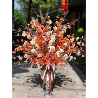 Cành Hoa Anh Đào Râu Cao Cấp Dài 1m, Hoa Cắm Cổng Cưới, Cắm Bình Trang Trí Tết - HOA GIẢ, HOA LỤA.