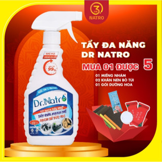 Tẩy đa năng Dr Natro công nghệ ion từ trường làm sạch vết dầu mỡ, vết cháy khét chai 500ml- em3natro