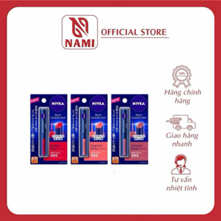 (màu Sheer up) Son dưỡng chống nắng Nivea Rich Care and Color Nhật