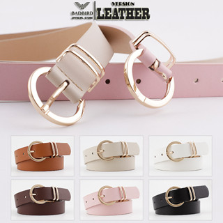 [Tặng Đục Lỗ] Thắt Lưng Da Nữ khóa tròn thời trang da PU cao cấp BADBIRD-Tự hào thương hiệu Việt