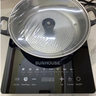 Bếp Từ SUNHOUSE Thế Hệ Mới , Bếp Điện Hồng Ngoại Cơ Công suất  ( MẦU ĐỎ )