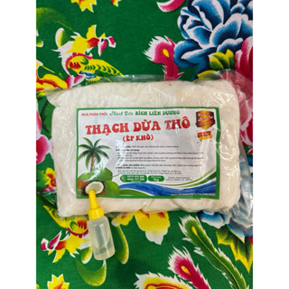 thạch dừa ép thô (1kg) tặng kèm hương dừa và công thức