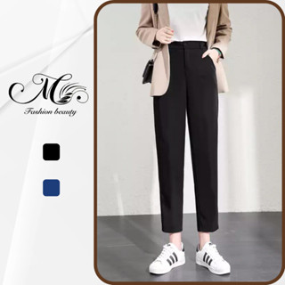  Quần tây baggy 1 cúc lưng cao  có bigsize  vải tuyết mưa vitex - Quần tây nữ công sở đi học đi làm đi chơi 