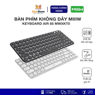  Bàn phím không dây Xiaomi MIIIW mini Air 85 Bluetooth và 2.4GHz 2 chế độ MWXKT01 | Bảo hành 6 tháng 