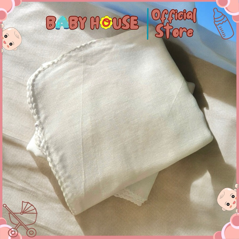 Gói 10 chiếc khăn sữa 2 lớp đẹp