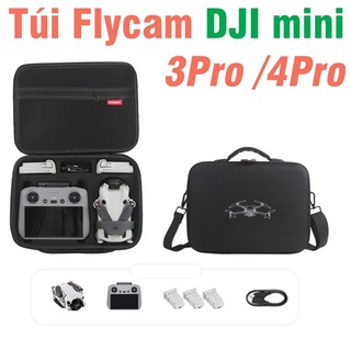 Túi đựng Flycam DJI mini3 3pro 4pro combo túi có dây đeo và tay cầm đựng máy flycam và phụ kiện - Phụ kiện flycam