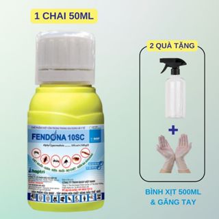 Chai diệt và phòng muỗi, kiến, gián Fendona 10SC 50ml xịt trong nhà, không mùi, hiệu quả 6 tháng