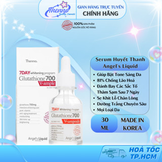Tinh Chất Dưỡng Trắng Da, Làm Mờ Thâm Nám Chỉ Trong 7 Ngày Angel's Liquid Glutathione 700 V-Ampoule 30ml Hàn Quốc