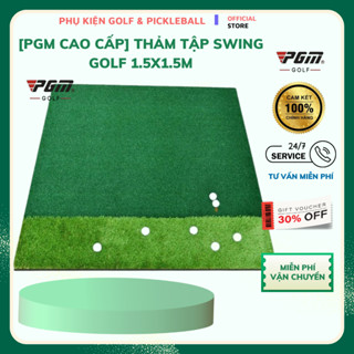 [PGM Cao Cấp] Thảm Tập Swing Golf 1.5x1.5m Bảo Hành 12 Tháng ( Tặng Kèm 2 Tee Cao Su ).