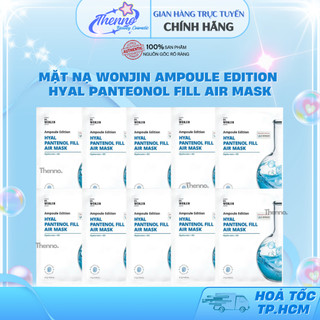  Combo 10 Mặt Nạ Siêu Tinh Chất Cấp Ẩm WonJin Ampoule Edition Hyal Panthenol Fill Air Mask 27g  Không Hộp  