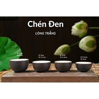 Combo 6 chén gốm tử sa Bát Tràng