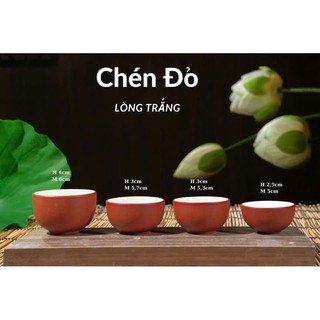 Combo 6 chén gốm tử sa Bát Tràng