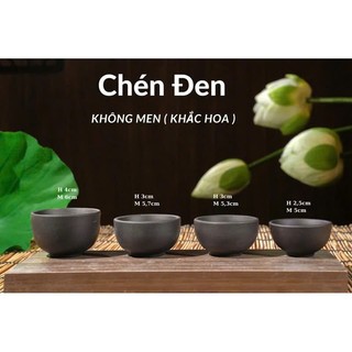Combo 6 chén gốm tử sa Bát Tràng