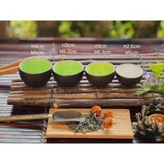 Combo 6 chén gốm tử sa Bát Tràng