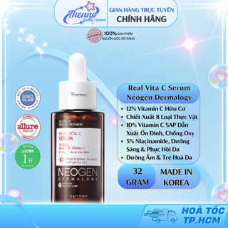  Serum Mờ Thâm Dưỡng Trắng Vitamin C SAP 22% + 5% Niacinamide Neogen Dermalogy Real Vita C Serum 32ml Hàn Quốc 
