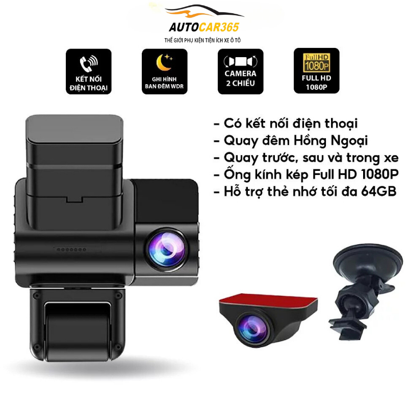 Camera Hành Trình Ô Tô MICAR A7 PRO, Cam Hành Trình Ô Tô Ghi Hình Trước Trong Sau Xe Phân Giải 2K, Camera Hành Trình Vip | BigBuy360 - bigbuy360.vn