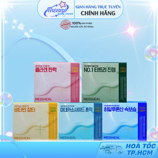  Mặt Nạ Thạch Dẻo Mediheal Ampole Powder TeeTree Masdecassoside Vitamin C Derma Modeling Pack Hàn Quốc 