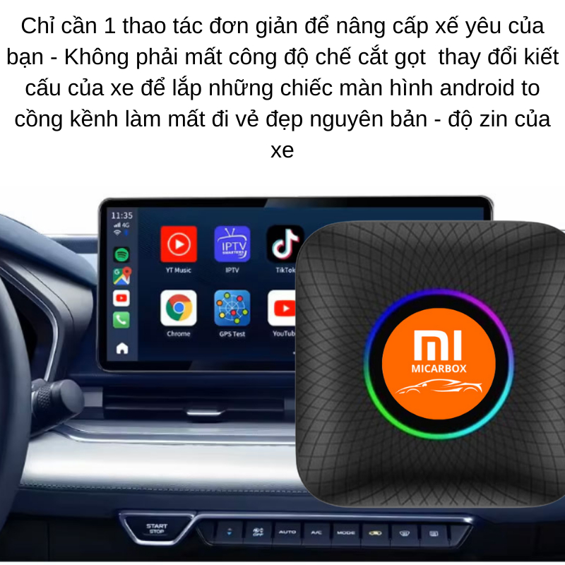 Android Box Ô Tô Xiaomi MICAR BOX, Bộ Chuyển Đổi Màn Hình Zin Của Xe Ô Tô Sang Màn Hình Android Ô Tô, Android Ô Tô BH12T | BigBuy360 - bigbuy360.vn