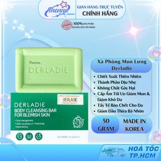 Xà Phòng Giảm Mụn Cơ Thể Derladie Body Cleansing Bar For Blemish Skin 50g Hàn Quốc