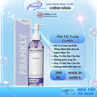 Dầu Tẩy Trang BHA/LHA Làm Sạch Sợi Bã Nhờn & Mụn Đầu Đen Frankly Deep Cleansing Oil 200ml Hàn Quốc