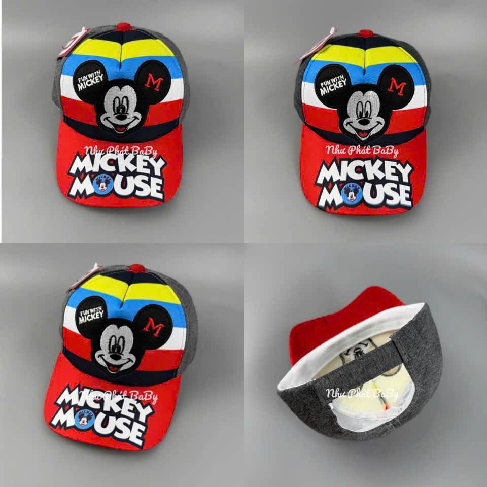 [ 3-8 TUỔI ] NÓN KẾT MICKEY BOY CHO BÉ TRAI