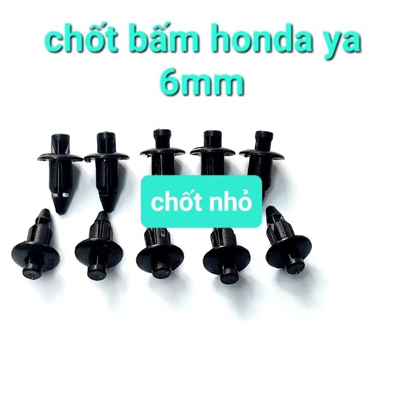 Ốc bấm nhựa dàn áo winner Exciter, Vision, Sh, Sh mode, Sirius 6ly