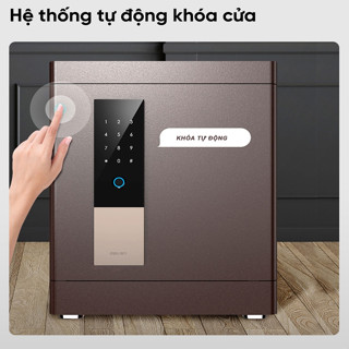 (CHÍNH HÃNG) Két Sắt Điện Tử DELI Chính Hãng Bảo Mật Cao Khóa Vân Tay Khóa Số Chống Cháy Chống Trộm Khóa Cửa Tự Động