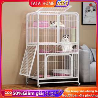 Chuồng mèo 5 Tầng Cao Cấp Sơn Tĩnh Điện, Biệt thự mèo Có Thể Nuôi Nhiều Mèo Chung Chuồn,Nhà cho mèo gấp biệt thự mèo