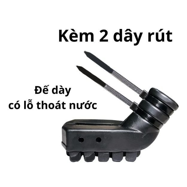 Lót (bọc) chân chống xe máy cao su chống trầy nền nhà - dùng mọi loại xe