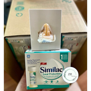 Lẻ 1 hộp x 4 ống (Date xa nhất) Sữa Similac Total Protection pha sẵn 59ml - Tặng núm ti