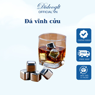 Đá vĩnh cửu không tan trong nước hộp 8 viên đá INOX304 lạnh vĩnh cửu dùng tiện lợi