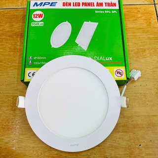 Đèn led âm trần RPL-12W 3000K/4000K/6500K MPE CHÍNH HÃNG