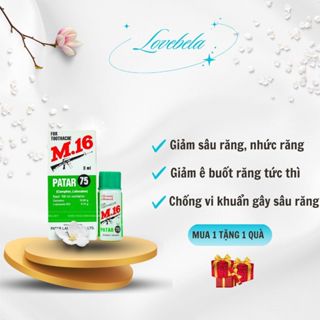 Răng sâu Patar 75 M16 giảm nhức răng hết sâu răng giảm ê buốt răng hiệu quả tức thì cam kết an toàn/