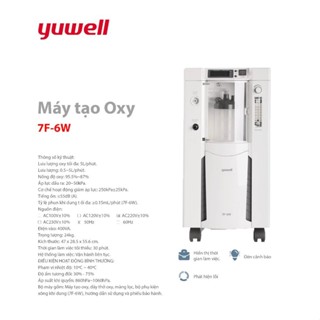 Máy Tạo Oxy 5 lít Yuwell có khí dung 7F-6W