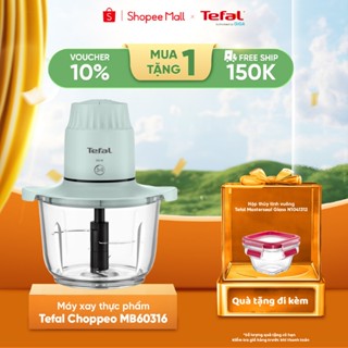 Máy xay thực phẩm Tefal Choppeo MB603166 - 500W, 2L, cối thủy tinh