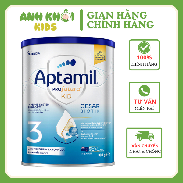 Sữa bột Aptamil Profutura Cesarbiotik số 3 800g (trên 24 tháng) - Aptamil New Zealand