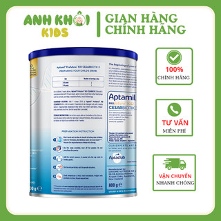 Sữa bột Aptamil Profutura Cesarbiotik số 3 800g (trên 24 tháng) - Aptamil New Zealand