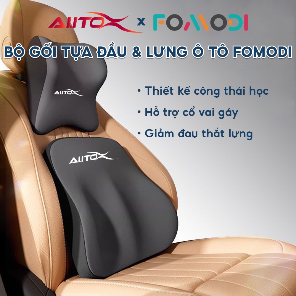 Bộ Gối Tựa Đầu và Tựa Lưng Fomodi Công Thái Học