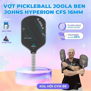 [TẶNG CUỐN CÁN] Vợt Pickleball Joola Ben Johns Hyperion CFS 16mm - Full Carbon, Mặt Nhám, Cú Đánh Chuẩn Xác