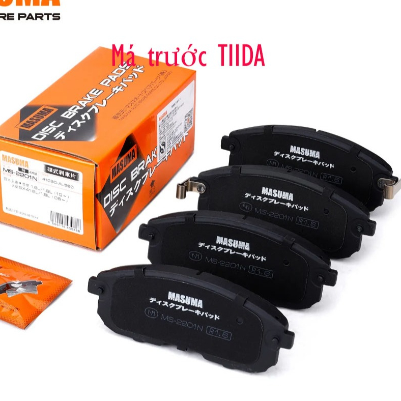 Má phanh (bố thắng) TIIDA Masuma Nhật,Phụ tùng ô tô Nissan TIIDA