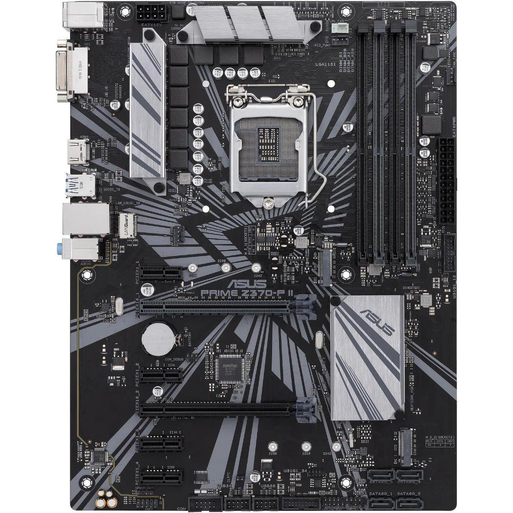 Mainboard ASUS PRIME Z370-P II (LGA 1151 Intel Z370 HDMI SATA 6Gb/s USB 3.1 ATX Intel Motherboard)