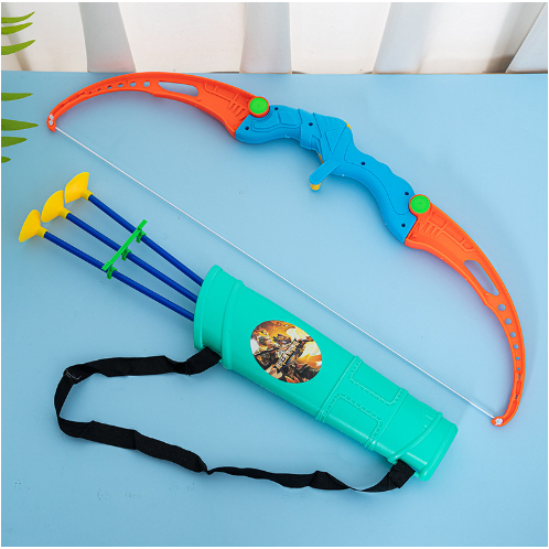Đồ chơi trẻ em bộ bắn cung tên bằng nhựa đầu hít sillicon gồm 4 mũi tên dành cho bé thích thể thao