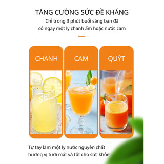 Đồ vắt cam inox cao cấp an toàn, tiện dụng giúp tăng cường sức đề kháng