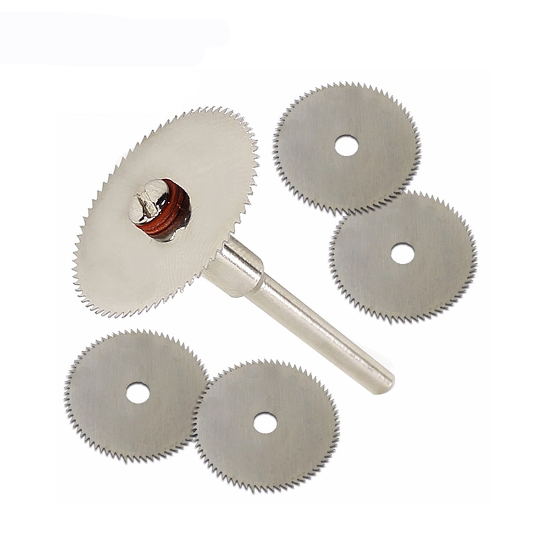 Bộ 5 lưỡi cưa mini 22mm, hợp kim cao cấp, đường kính trục 3mm, lý tưởng cho đồ gỗ & điện tử