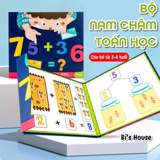 Đồ Chơi Nam Châm Dạy Làm Toán, Bộ Học Chữ Số Làm Phép Tính Giúp Bé Phát Triển Tư Duy