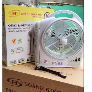 Quạt tích điện honjianda mẫu vuông