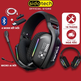 Tai nghe chụp tai không dây gaming SIDOTECH ONIKUMA GT808 bluetooth 3 mode headphone có mic rời 7.1 over ear wireless
