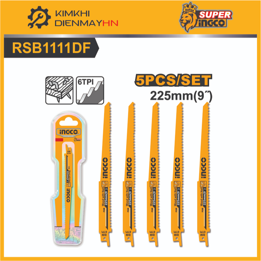 Lưỡi cưa kiếm 9 inch INGCO RSB1111DF