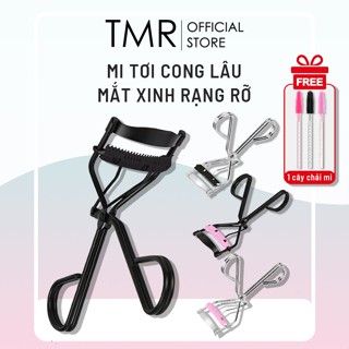 Bấm mi TMR có răng cưa chất liệu thép không gỉ, mi cong tự nhiên tơi